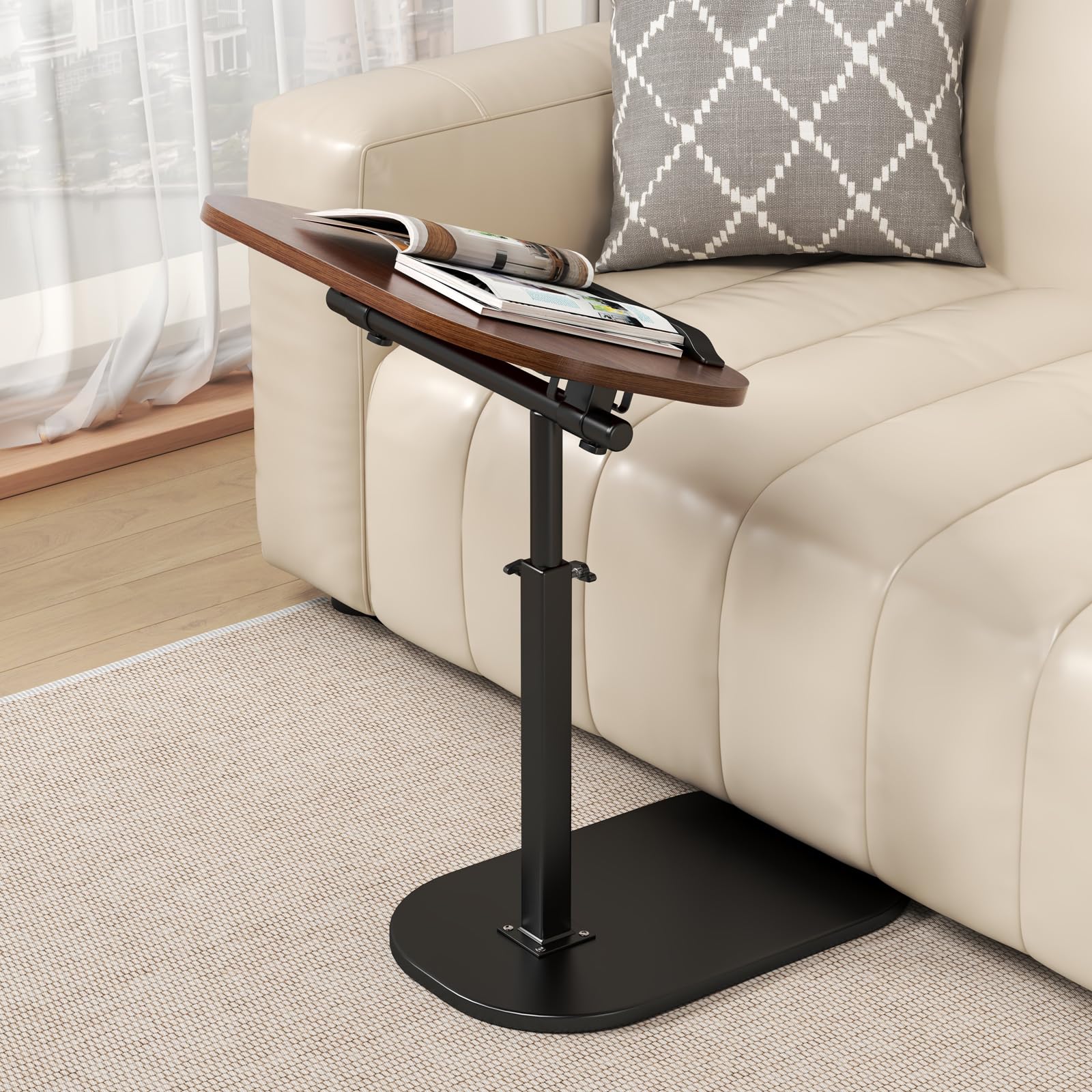 Bureau ajustable avec magazine - vue lifestyle